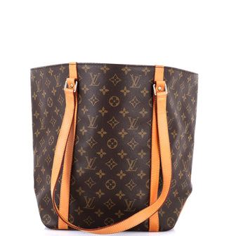 Louis Vuitton Shopping Sac Handbag Monogram Canvas MM