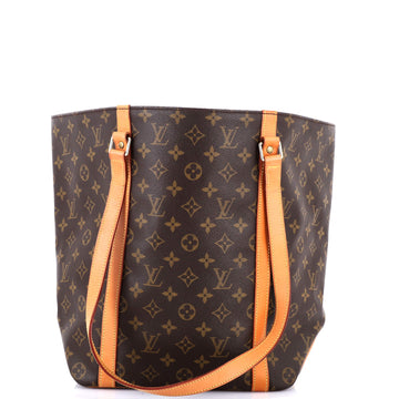 Louis Vuitton Shopping Sac Handbag Monogram Canvas MM
