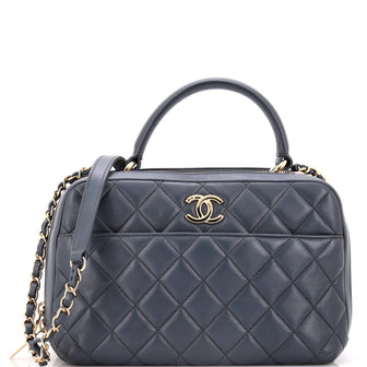 Chanel Trendy CC Bowling Bag Quilted Lambskin Medium