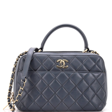 Chanel Trendy CC Bowling Bag Quilted Lambskin Medium
