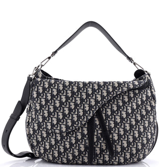 Christian Dior Saddle Soft Bag Oblique Canvas