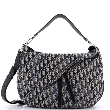 Christian Dior Saddle Soft Bag Oblique Canvas