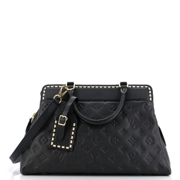 Louis Vuitton Vosges Handbag Whipstitch Monogram Empreinte Leather MM