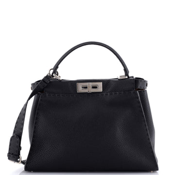 Fendi Selleria Peekaboo Bag Rigid Leather Regular