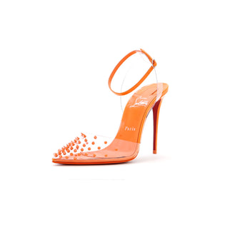 Labotine 20 Christian Louboutin Women's Spikoo Pumps PVC 100 Clear 3181273