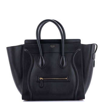 Celine Luggage Bag Smooth Leather Mini