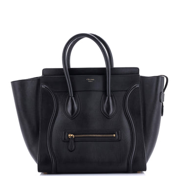 Celine Luggage Bag Smooth Leather Mini