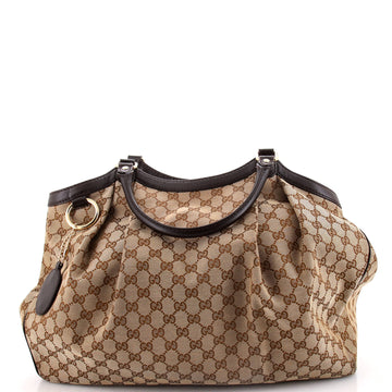 Gucci Sukey Tote GG Canvas Large