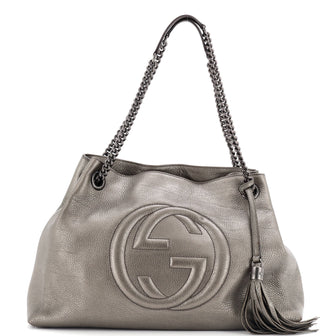 Gucci Soho Chain Strap Shoulder Bag Leather Medium