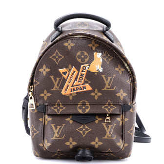 Louis Vuitton Palm Springs Backpack Limited Edition World Tour Monogram Canvas Mini