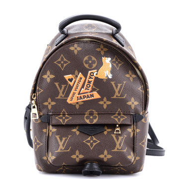 Louis Vuitton Palm Springs Backpack Limited Edition World Tour Monogram Canvas Mini