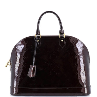 Louis Vuitton Alma Handbag Monogram Vernis GM