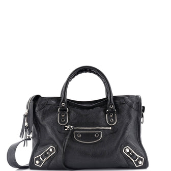 Balenciaga City Classic Metallic Edge Bag Leather Small