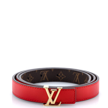 Louis Vuitton LV Initiales Reversible Belt Monogram Canvas and Leather Medium
