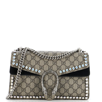 Gucci Dionysus Bag Crystal Embellished GG Coated Canvas Medium