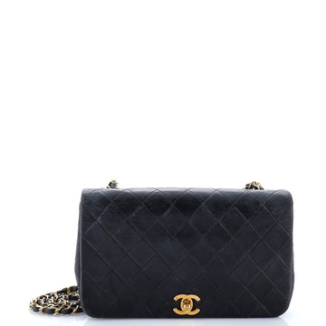 Chanel Vintage Full Flap Bag Quilted Lambskin Medium