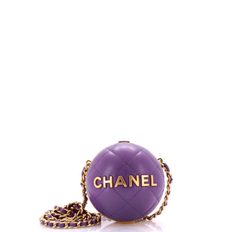 Chanel 22 Sphere Minaudiere Quilted Lambskin