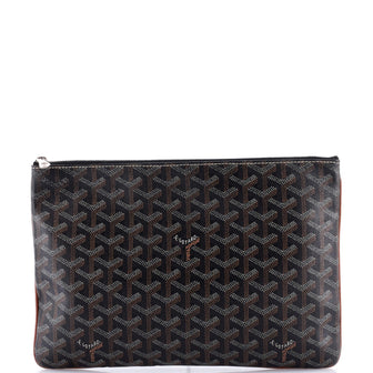 Goyard Senat Zip Pouch Coated Canvas MM