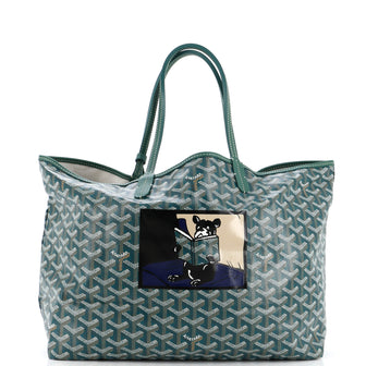 Goyard Saint Louis Tote Printed Coated Canvas GM
