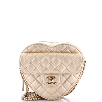 Chanel CC in Love Heart Bag Quilted Lambskin