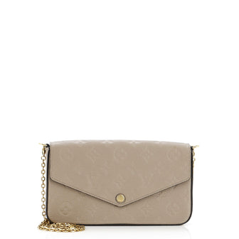 Louis Vuitton Felicie Pochette Monogram Empreinte Leather