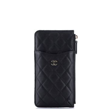 Chanel Classic Phone Case Pouch Quilted Caviar