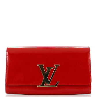 Louis Vuitton Louise Clutch Patent Long