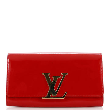 Louis Vuitton Louise Clutch Patent Long