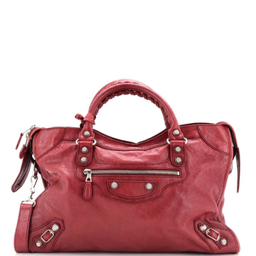Balenciaga City Giant Studs Bag Leather Medium