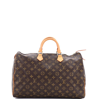 Louis Vuitton Speedy Handbag Monogram Canvas 40