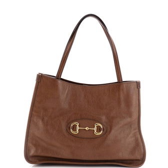 Gucci Horsebit 1955 Tote Leather Medium