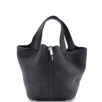 Hermes Picotin Lock Bag Clemence MM