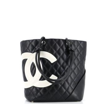 Chanel Cambon Tote Quilted Leather Medium