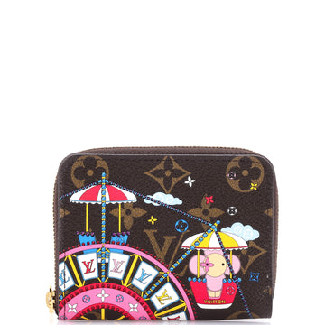 Louis Vuitton Zippy Coin Purse Limited Edition Vivienne Xmas Monogram Canvas