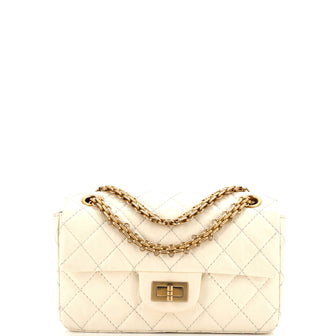 Chanel Reissue 2.55 Flap Bag Quilted Aged Calfskin Mini