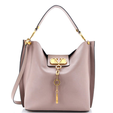 Valentino Garavani VLogo Escape Hobo Leather