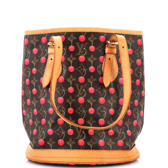 Louis Vuitton Bucket Bag Limited Edition Monogram Cerises