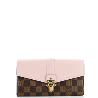 Louis Vuitton Clapton Wallet Damier and Leather