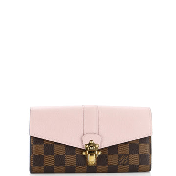 Louis Vuitton Clapton Wallet Damier and Leather