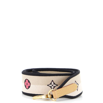 Louis Vuitton Logo Shoulder Strap Jacquard Wide