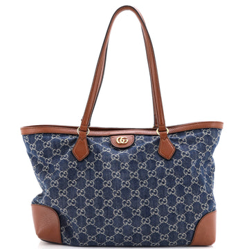 Gucci Ophidia Shopping Tote GG Denim Medium
