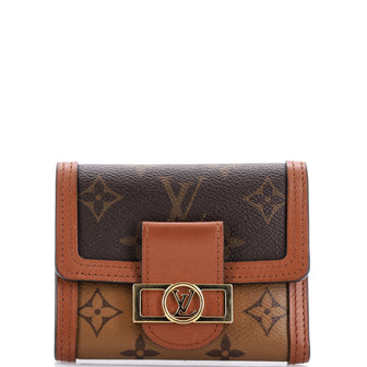 Louis Vuitton Dauphine Wallet Reverse Monogram Canvas Compact