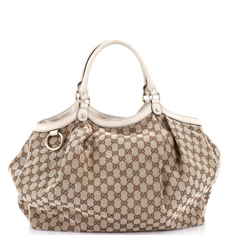 Gucci Sukey Tote GG Canvas Large