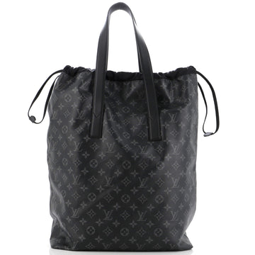 Louis Vuitton Cabas Light Drawstring Bag Monogram Eclipse Canvas