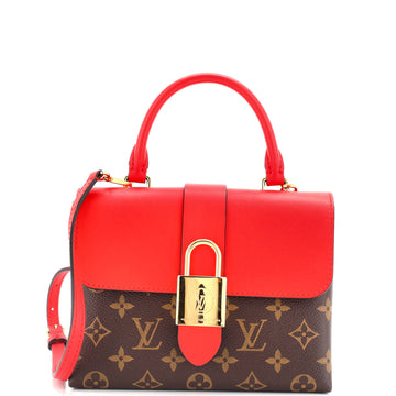 Louis Vuitton Locky Handbag Monogram Canvas with Leather BB