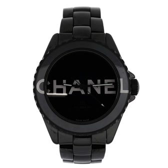 Chanel J12 Wanted de Chanel Automatc Watch Ceramic and Stainless Steel 38