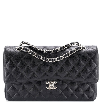 Chanel Classic Double Flap Bag Quilted Caviar Medium