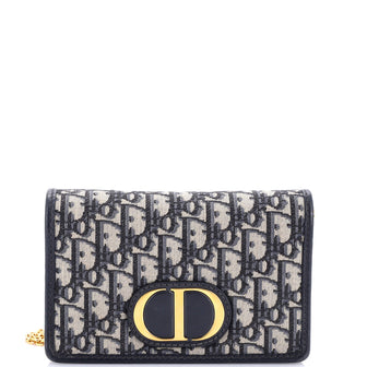 Christian Dior 30 Montaigne 2-in-1 Pouch Oblique Canvas