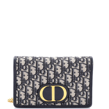 Christian Dior 30 Montaigne 2-in-1 Pouch Oblique Canvas