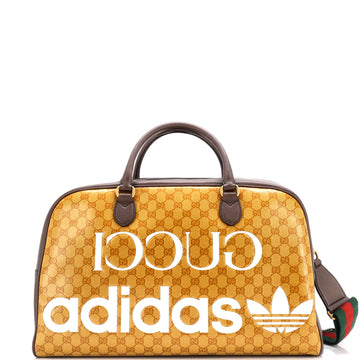 Gucci x adidas Duffle Bag GG Coated Canvas Large